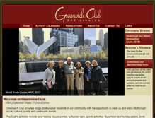 Tablet Screenshot of greenwichclub.org